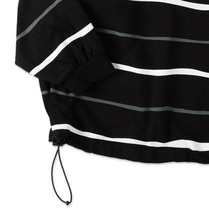 S.F.C Super Big Stripe LS Tee (W/Drawstrings) Black【SFCFW26CS07】(N)