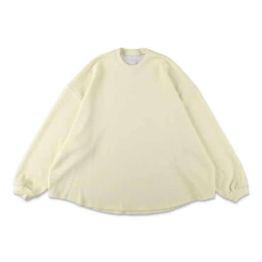 S.F.C Super Big LS Tee (Round Knit Sew) Ivory【SFCFW26CS03】(N)