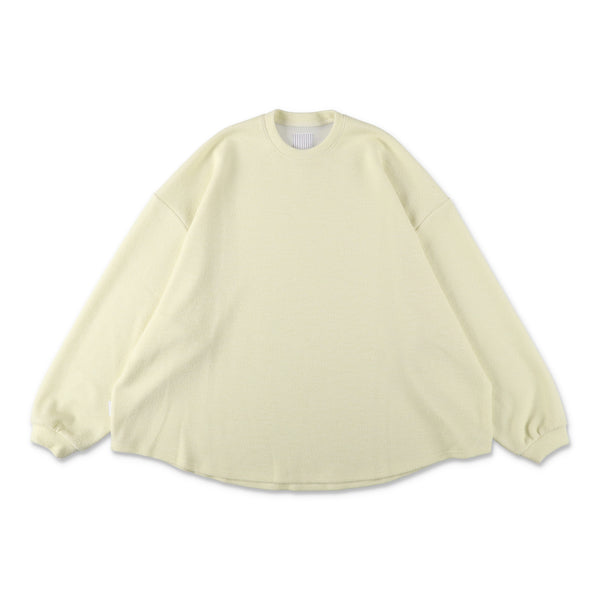 S.F.C Super Big LS Tee (Round Knit Sew) Ivory【SFCFW26CS03】(N)