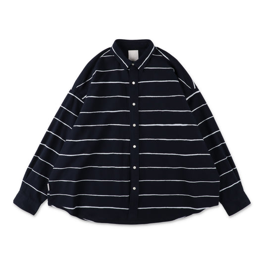 S.F.C Side Striope Nel Shirt Navy【SFCFW26S03】(N)