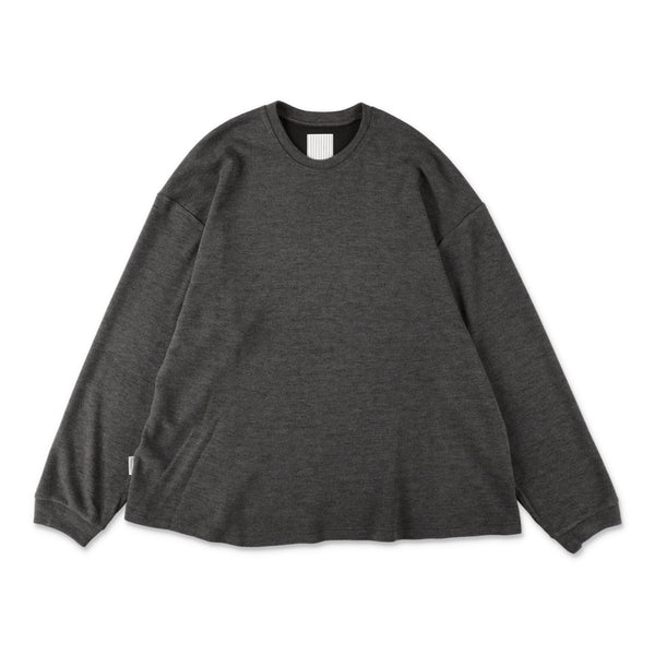 S.F.C Basic LS Tee (Knit Sew) Charcoal【SFCFW26CS04】(N)