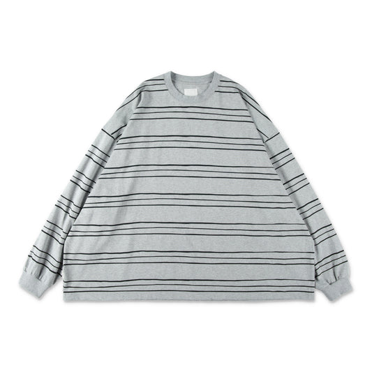 S.F.C Super Big LS Tee (Multi Stripe) Grey M【SFCFW26CS05】(N)
