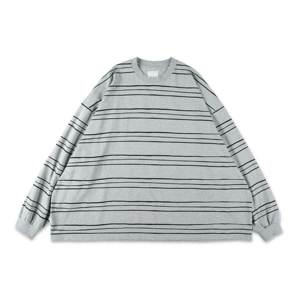 S.F.C Super Big LS Tee (Multi Stripe) Grey M【SFCFW26CS05】(N)