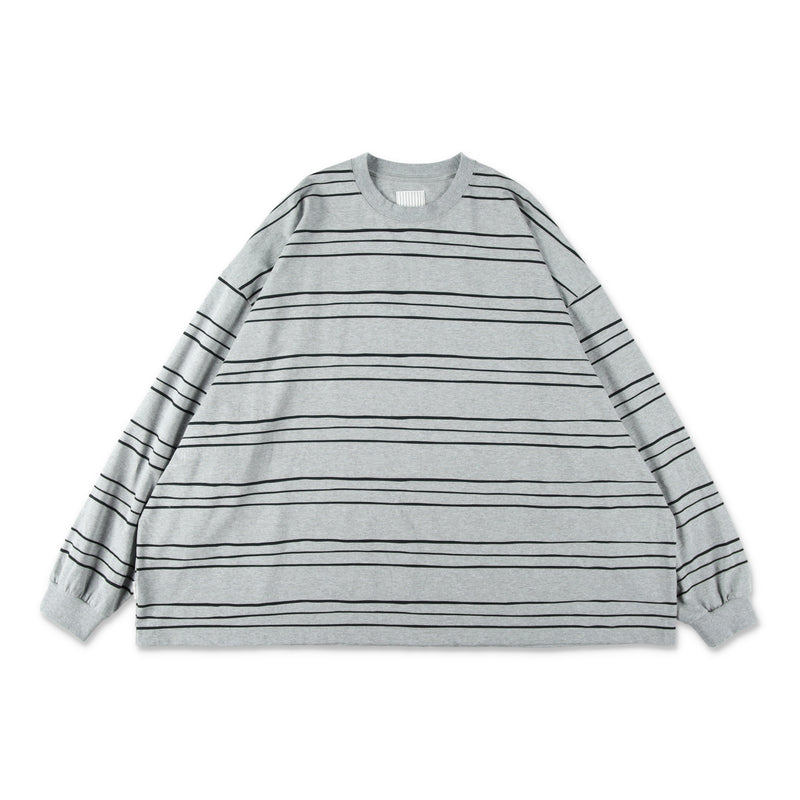 S.F.C Super Big LS Tee (Multi Stripe)- Grey M – STUDY SHOWROOM STORE