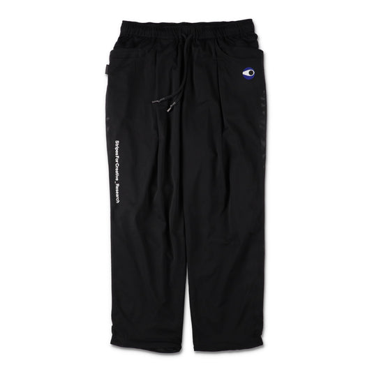 S.F.C × ADVANCED RESEARCH WIDE TAPERED EASY MESH PANTS Black【SFCSS25P01AR】