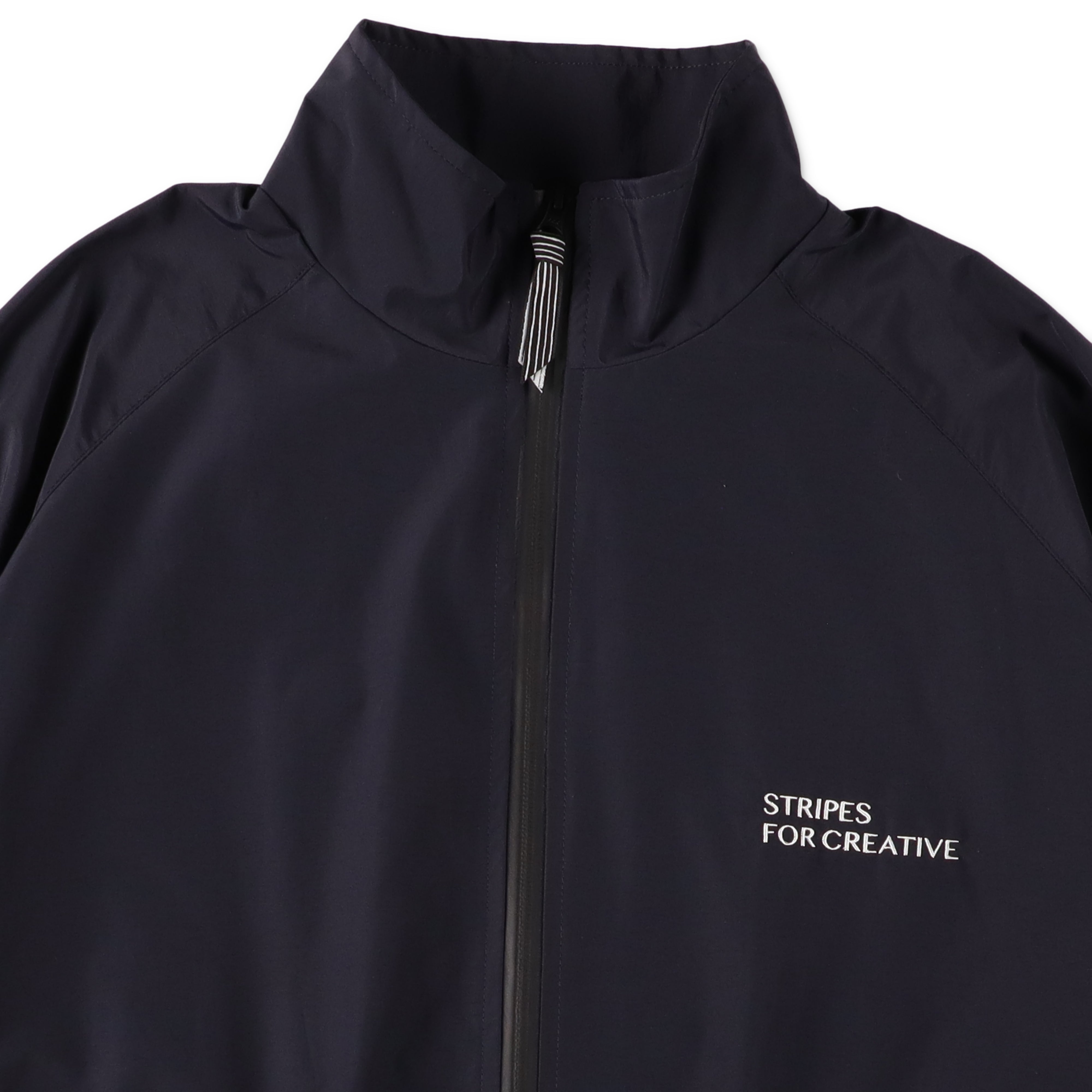 S.F.C ZIP NYLON SPORTY JACKET- Navy – STUDY SHOWROOM STORE