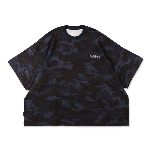 S.F.C SUPER BIG OG CAMO SS TEE Navy Camo【SFCSS26CS08】(N)