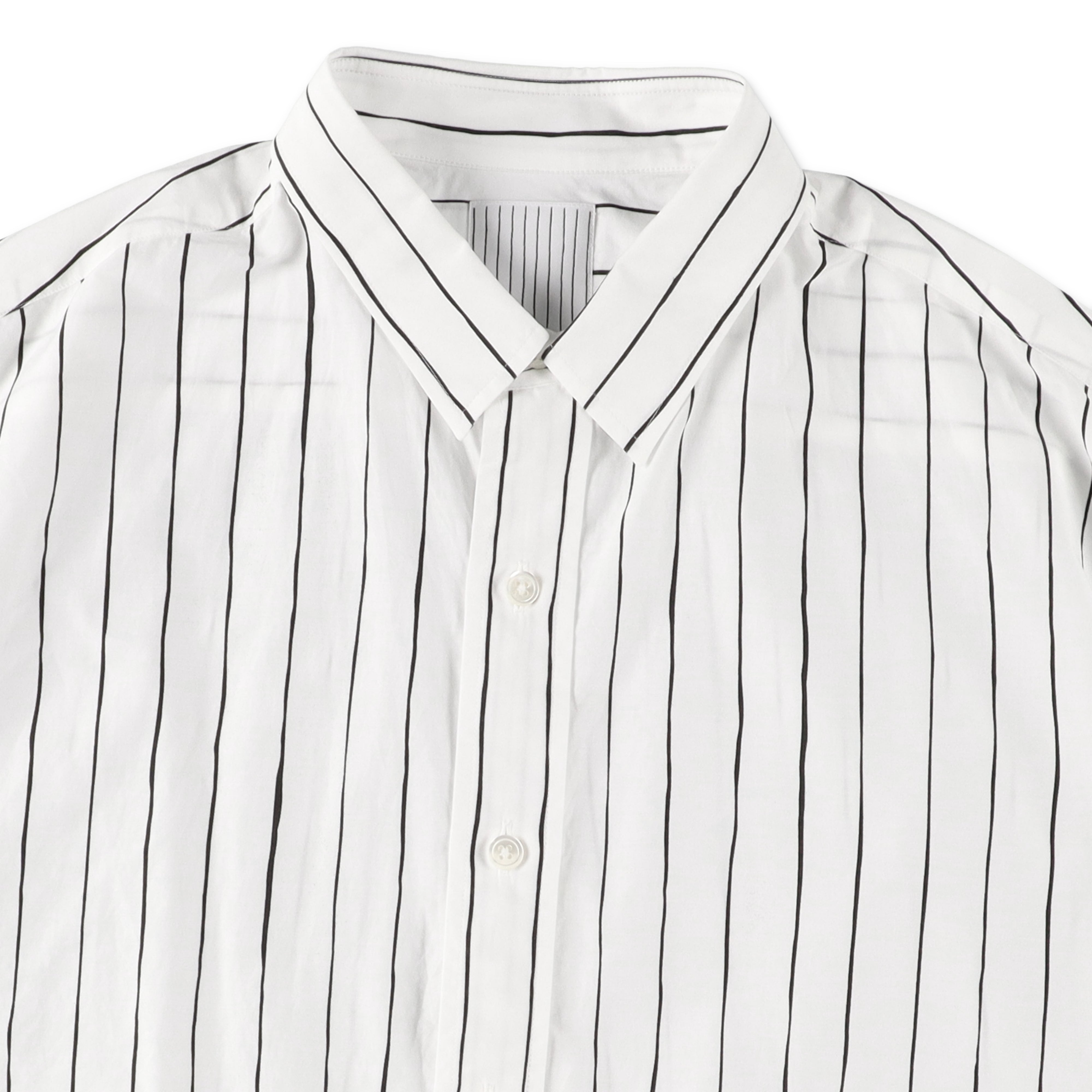 S.F.C C/N STRIPE SS SHIRT - White – STUDY SHOWROOM STORE