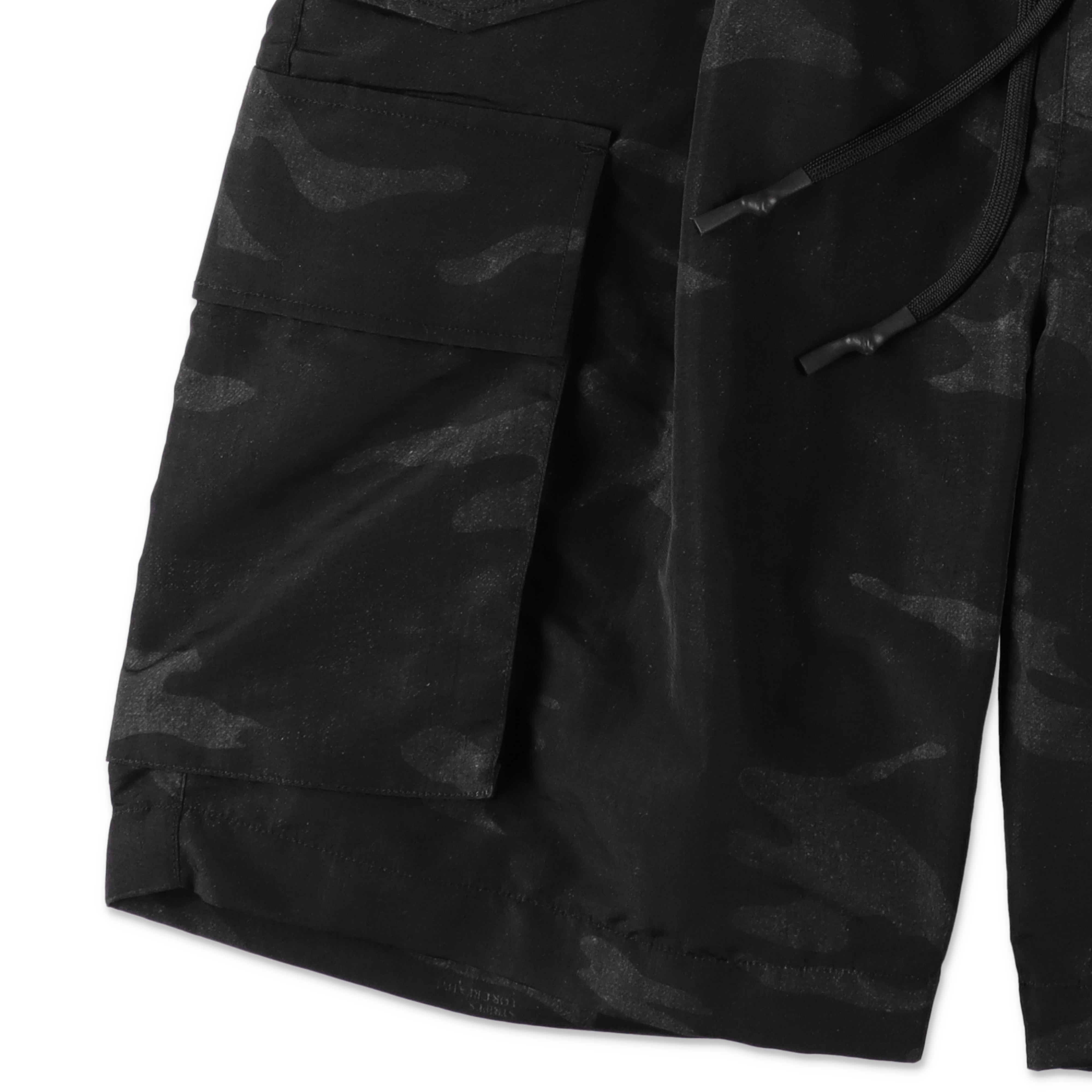 S.F.C CAMO BAGGY CARGO SHORTS - Black Camo – STUDY SHOWROOM STORE