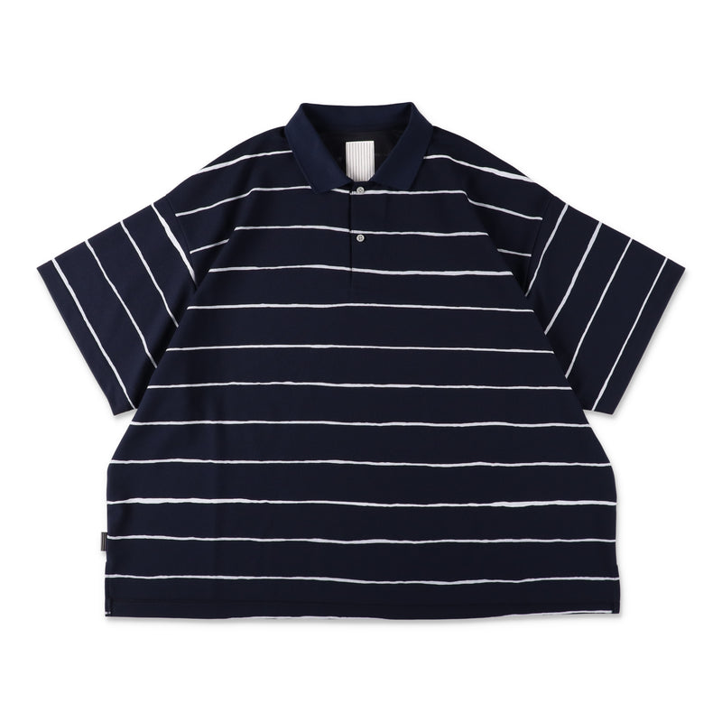 【未使用Sサイズ】 ブリストル　S/S BAGGY POLO S.F.C SIDE STRIPE BIG POLO - Navy – STUDY SHOWROOM STORE