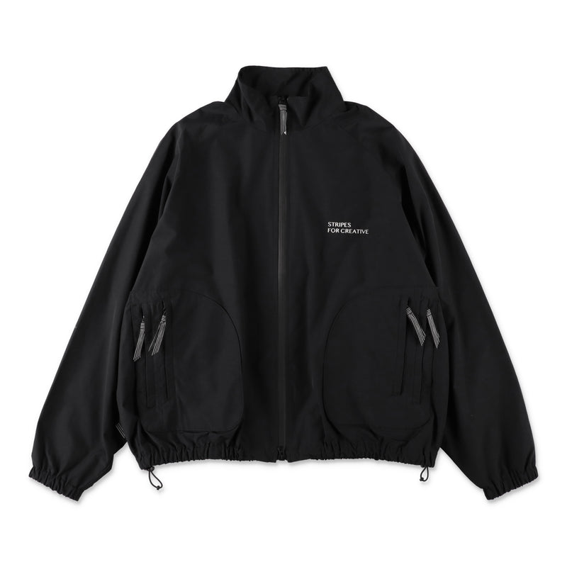 S.F.C ZIP NYLON SPORTY JACKET- Black – STUDY SHOWROOM STORE