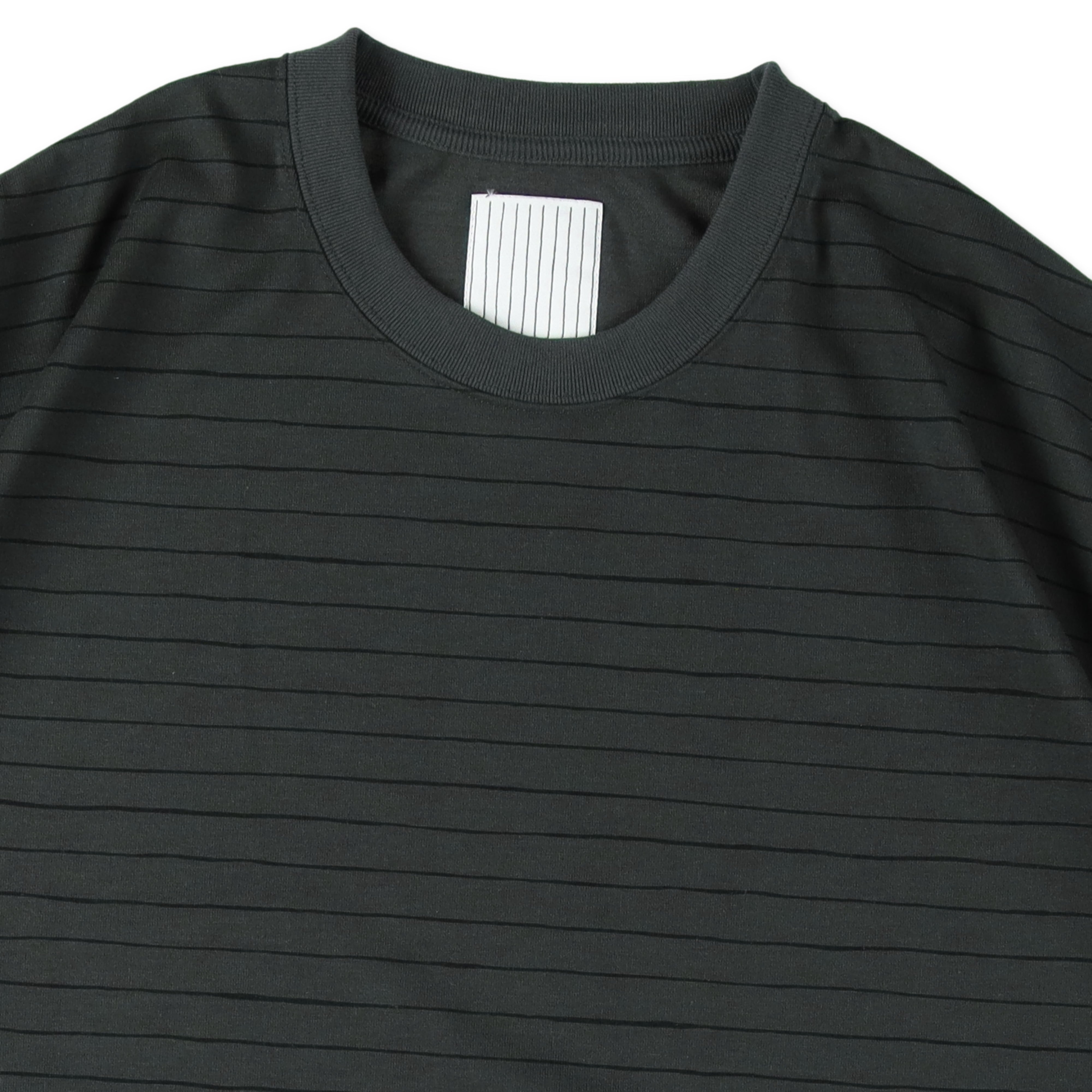 S.F.C SUPER BIG SIDE STRIPE TECH SS TEE - Charcoal – STUDY