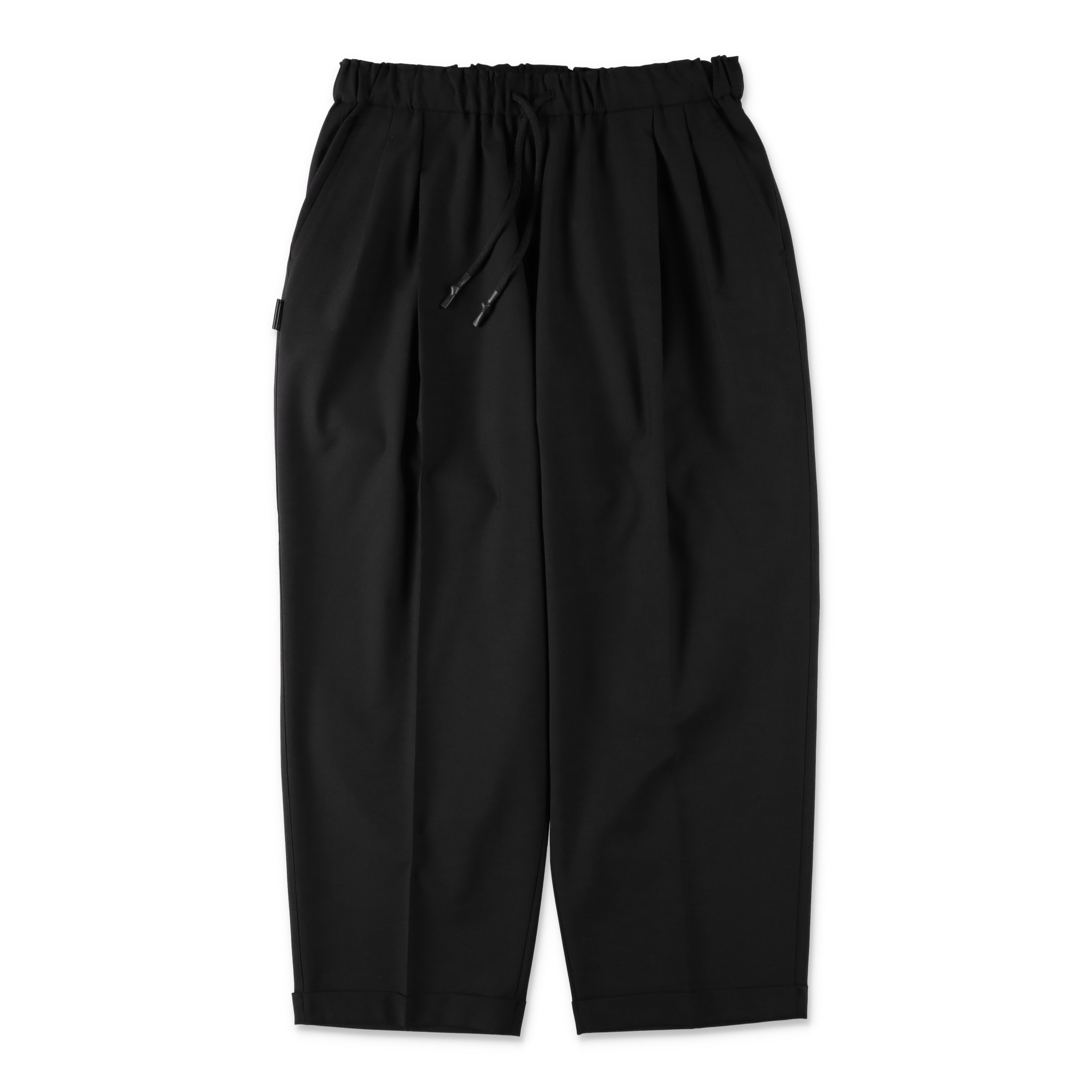 S.F.C TWO TUCK S WOOL PANTS - Black – STUDY SHOWROOM STORE