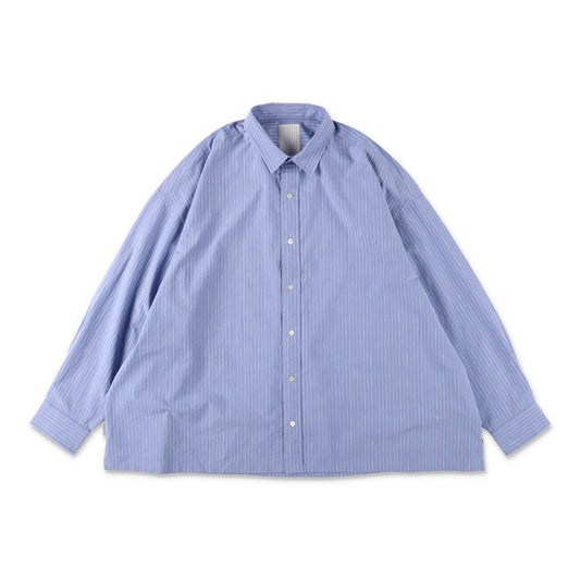 S.F.C Cotton Stripe Slit Shirt Sax【SFCSS26S03】(N)