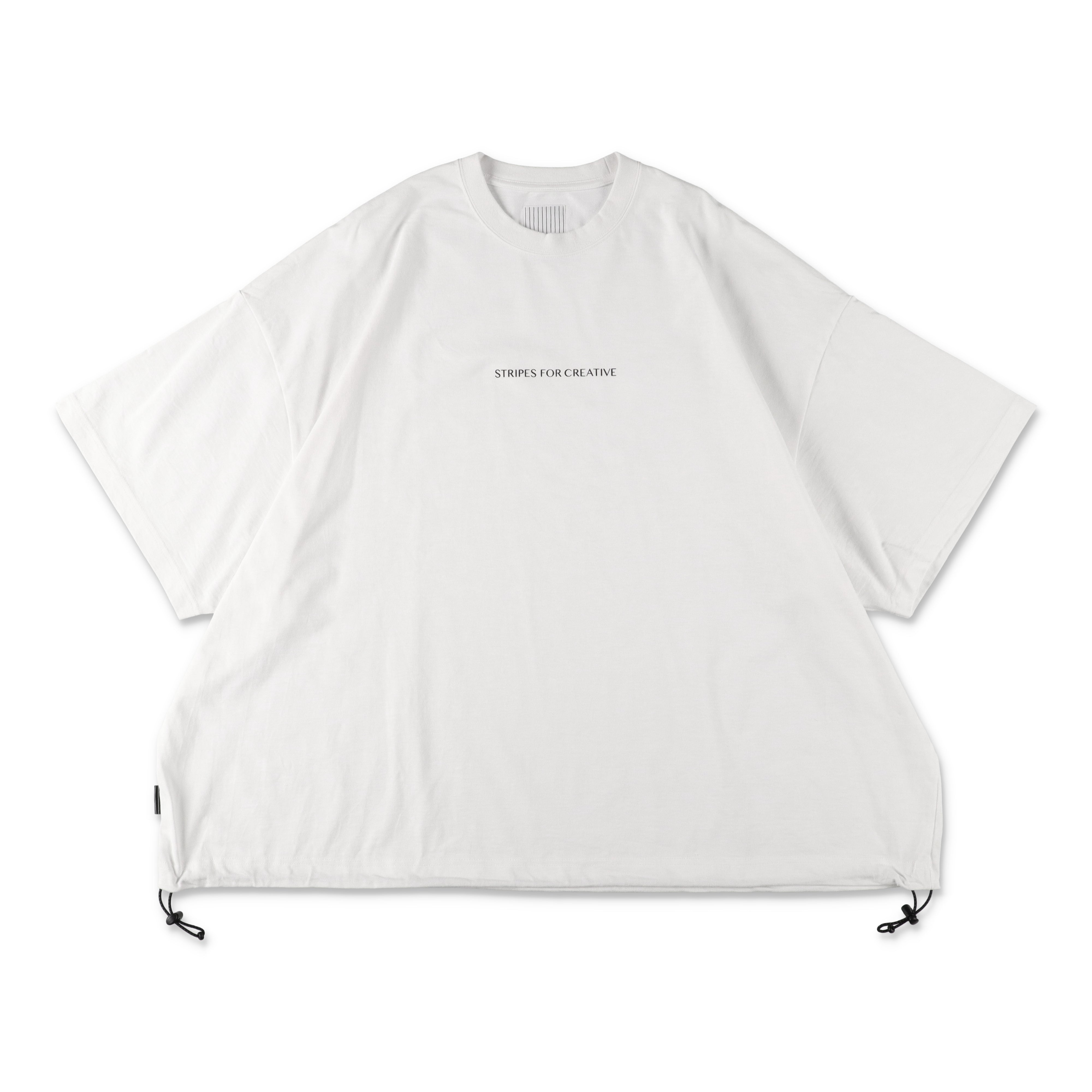ク*ー様 Recommended Designer S/S tee S.F.C SUPER BIG SS TEE w/ DRAWSTRINGS - White – STUDY SHOWROOM STORE