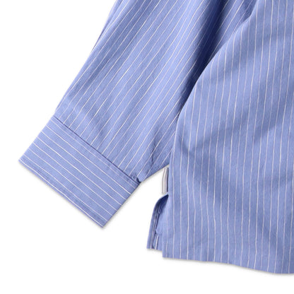 S.F.C Cotton Stripe Slit Shirt Sax【SFCSS26S03】(N)