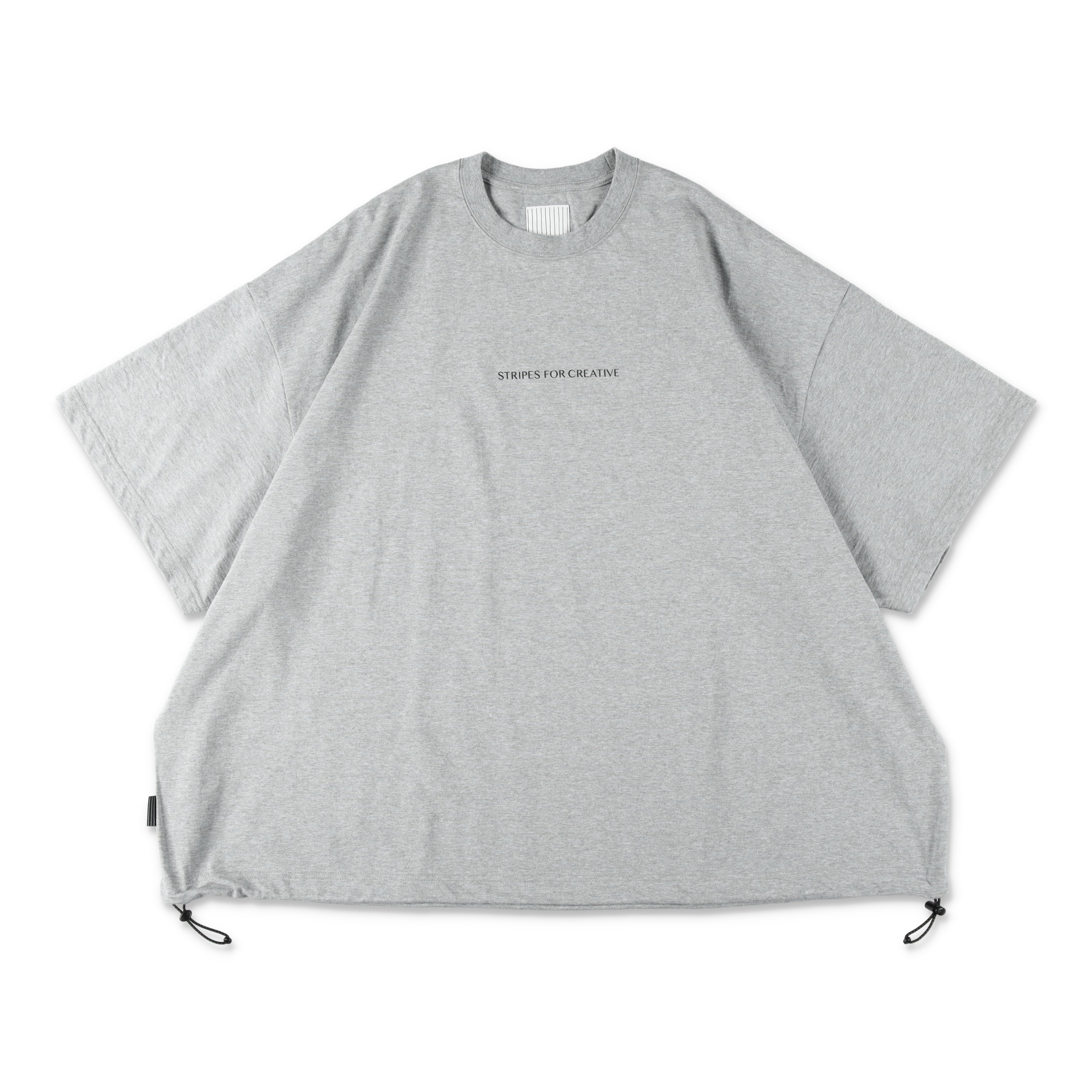 S.F.C SUPER BIG SS TEE w/ DRAWSTRINGS - Grey M – STUDY SHOWROOM STORE