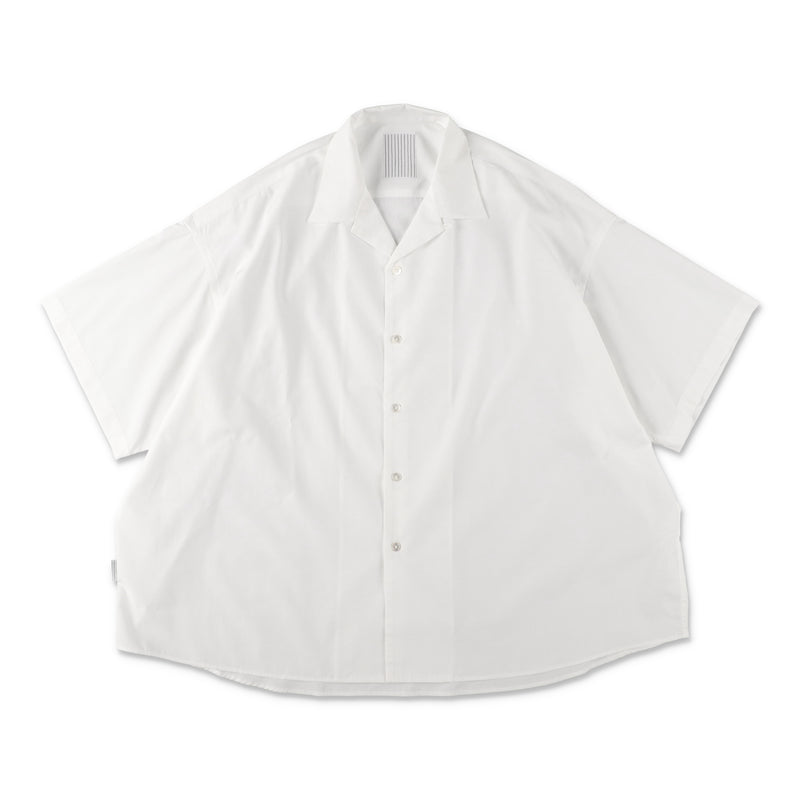 S.F.C P/C OPEN COLLAR SS SHIRT - White – STUDY SHOWROOM STORE
