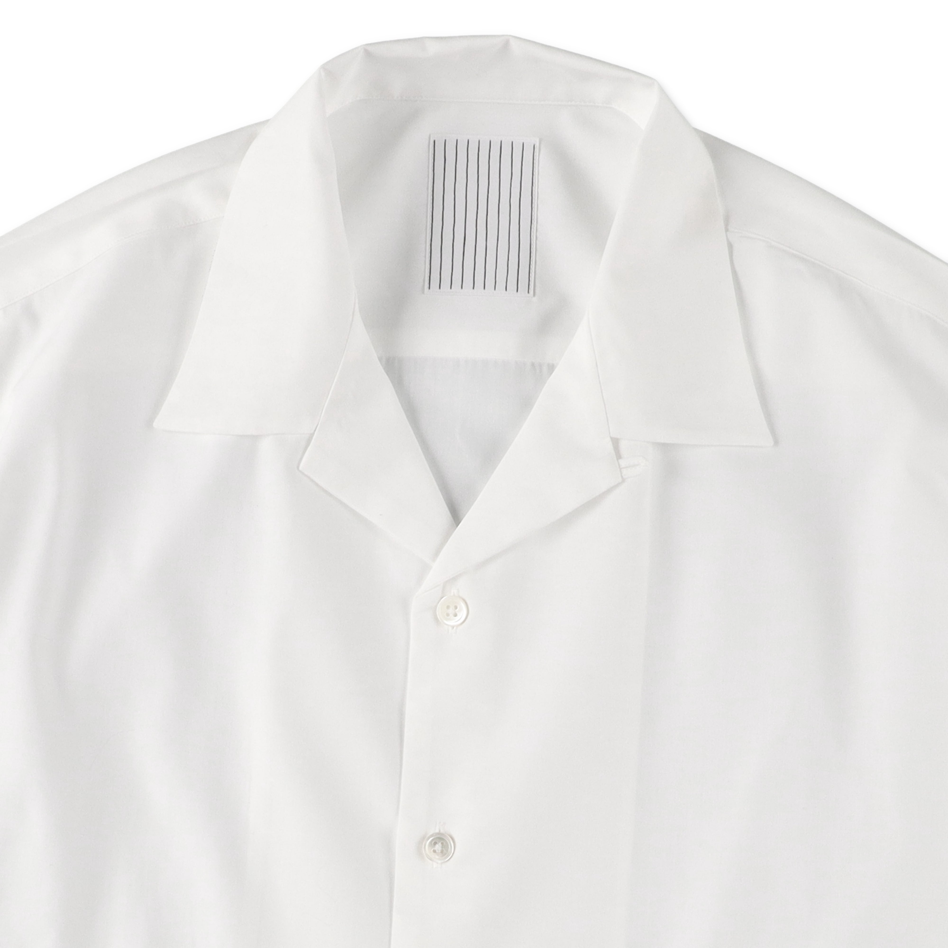 S.F.C P/C OPEN COLLAR SS SHIRT - White – STUDY SHOWROOM STORE