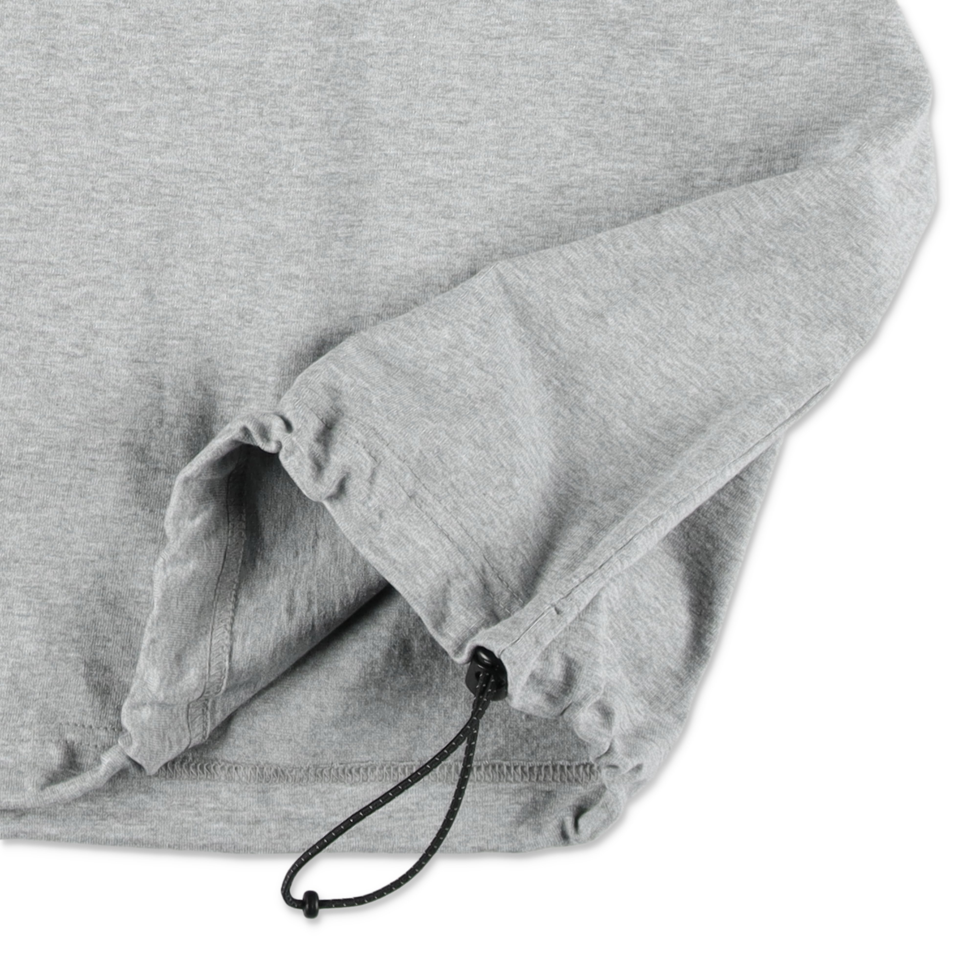 S.F.C SUPER BIG SS TEE w/ DRAWSTRINGS - Grey M – STUDY SHOWROOM STORE