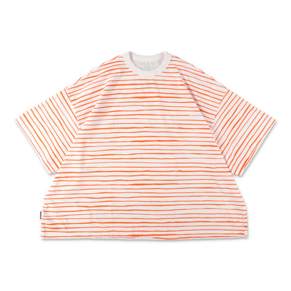 S.F.C SUPER BIG 90’S SIDE STRIPE SS TEE White-Orange【SFCSS26CS05】(N)