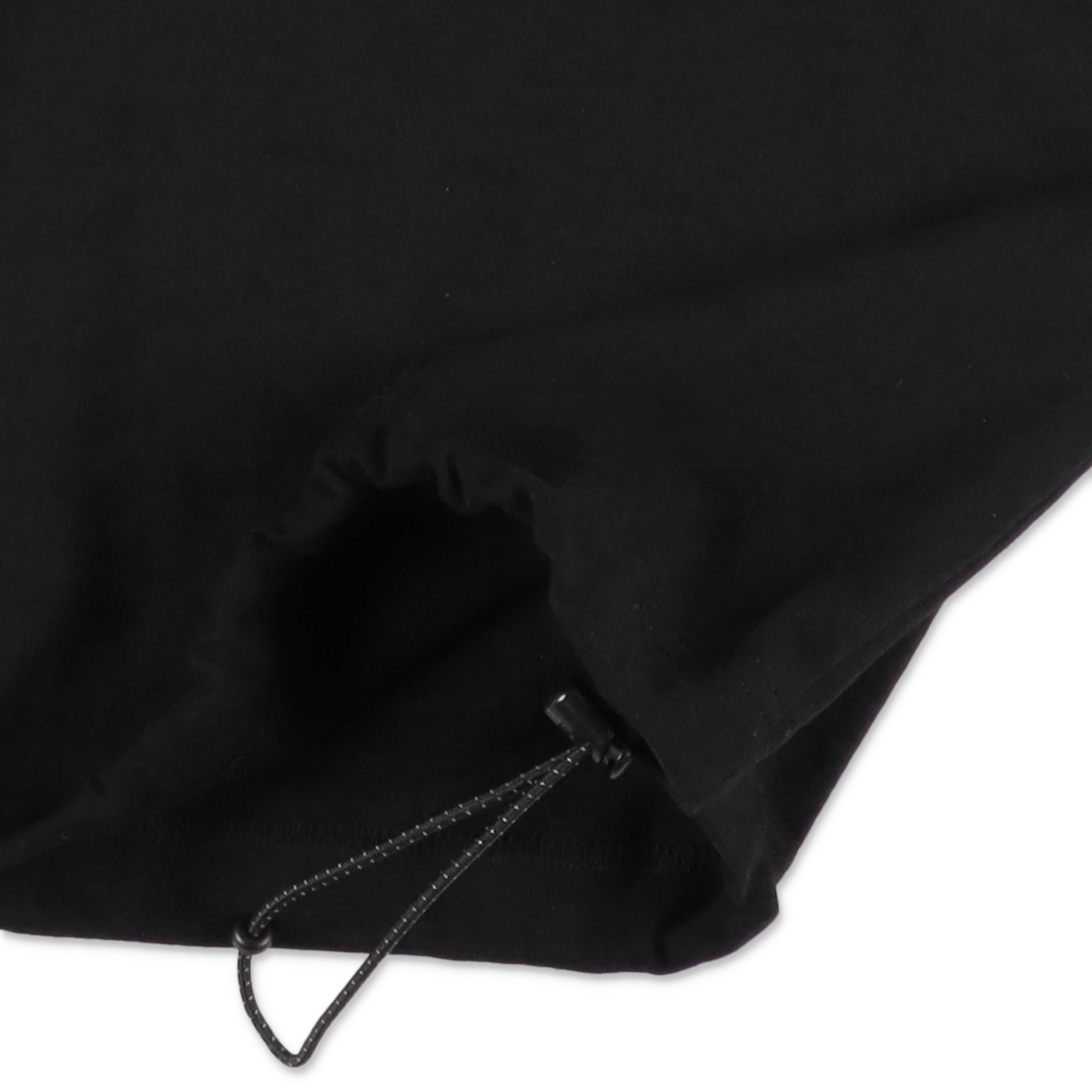 S.F.C SUPER BIG SS TEE w/ DRAWSTRINGS - Black – STUDY SHOWROOM STORE