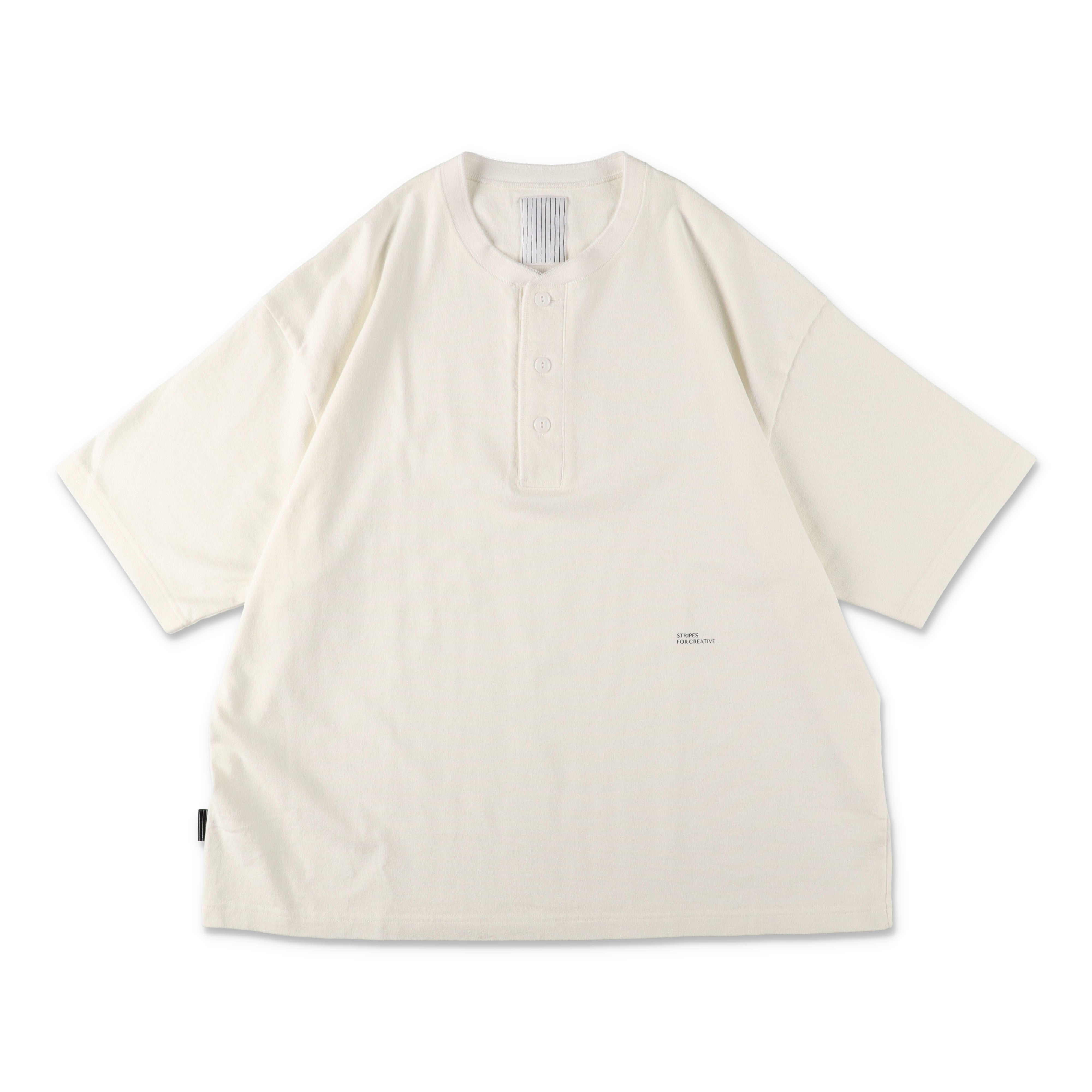 S.F.C HENRY NECK SS TEE - White – STUDY SHOWROOM STORE