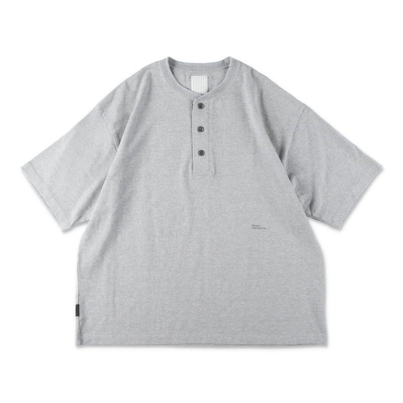 S.F.C HENRY NECK SS TEE - Grey M – STUDY SHOWROOM STORE