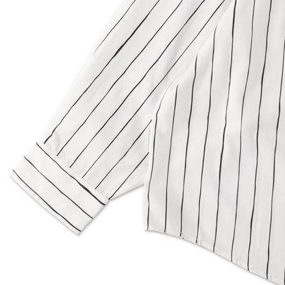 S.F.C P/C STRIPE PULL OVER SHIRT White【SFCSS26S04】(N)