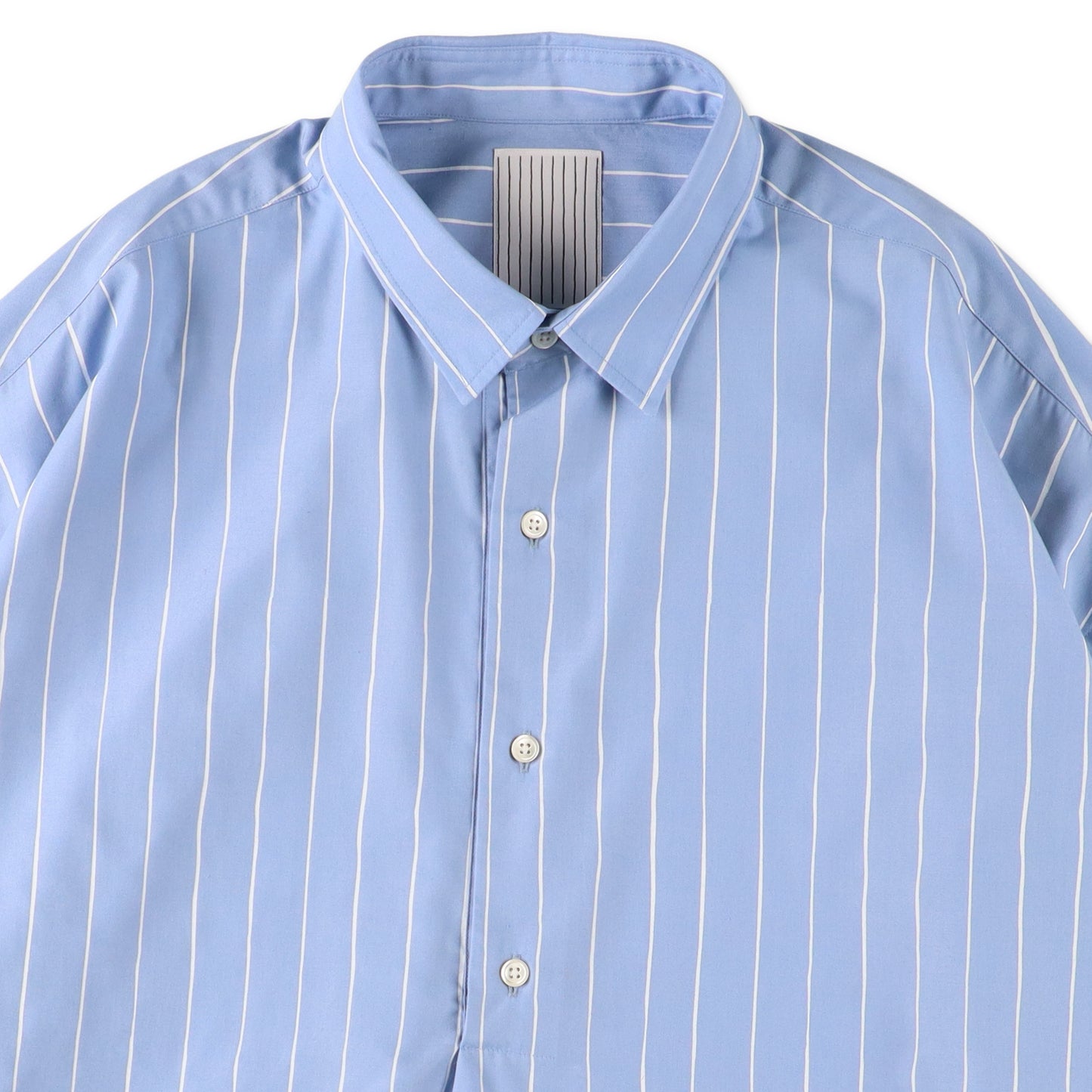 S.F.C P/C STRIPE PULL OVER SHIRT Sax【SFCSS26S04】(N)