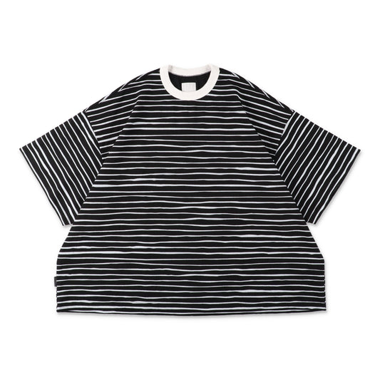 S.F.C SUPER BIG 90’S SIDE STRIPE SS TEE Black-White【SFCSS26CS05】(N)