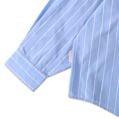 S.F.C P/C STRIPE PULL OVER SHIRT Sax【SFCSS26S04】(N)