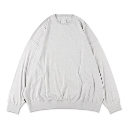 S.F.C Big LS Cotton Knit Tee Grey M【SFCSS26KN02】(N)