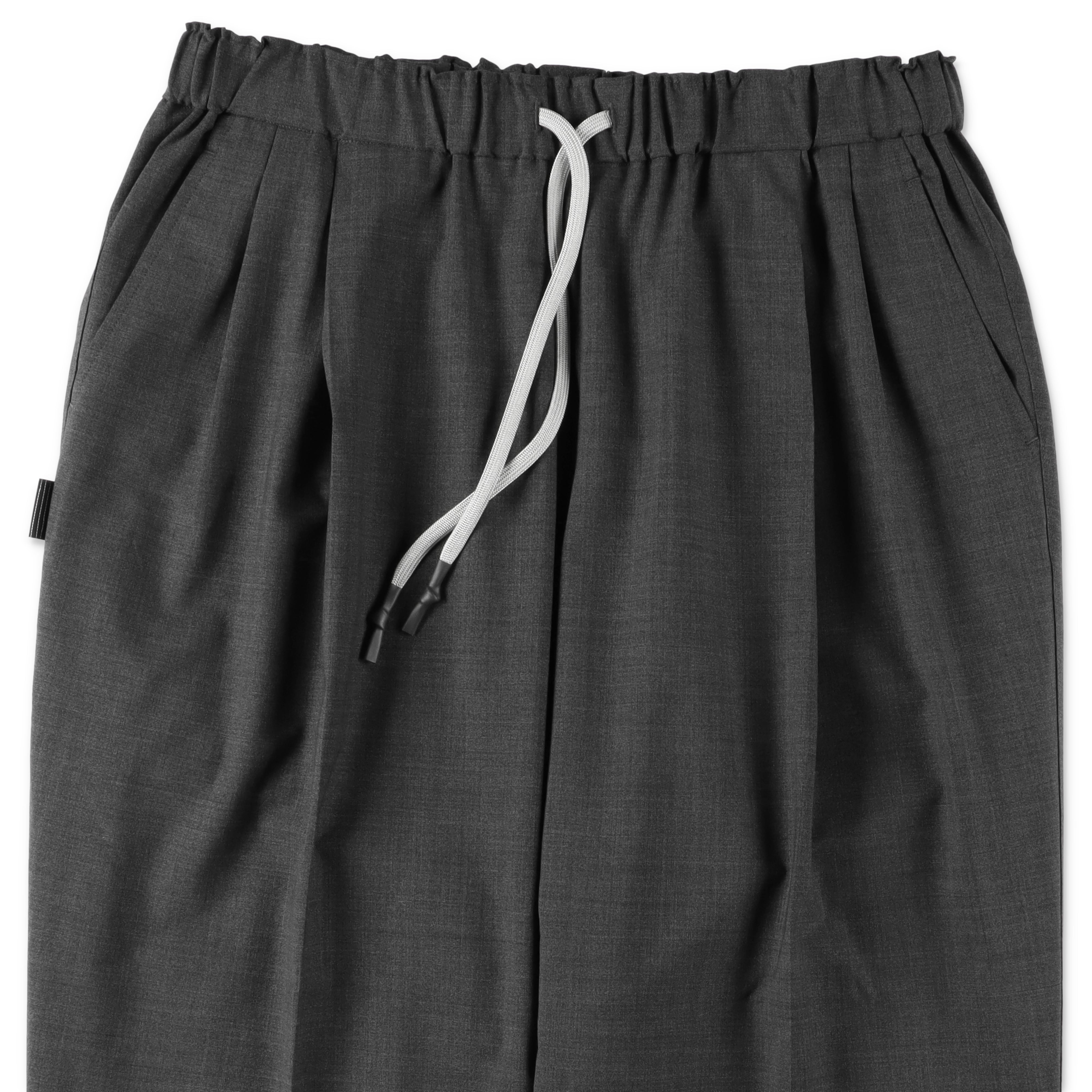 S.F.C TWO TUCK S WOOL PANTS - Charcoal – STUDY SHOWROOM STORE