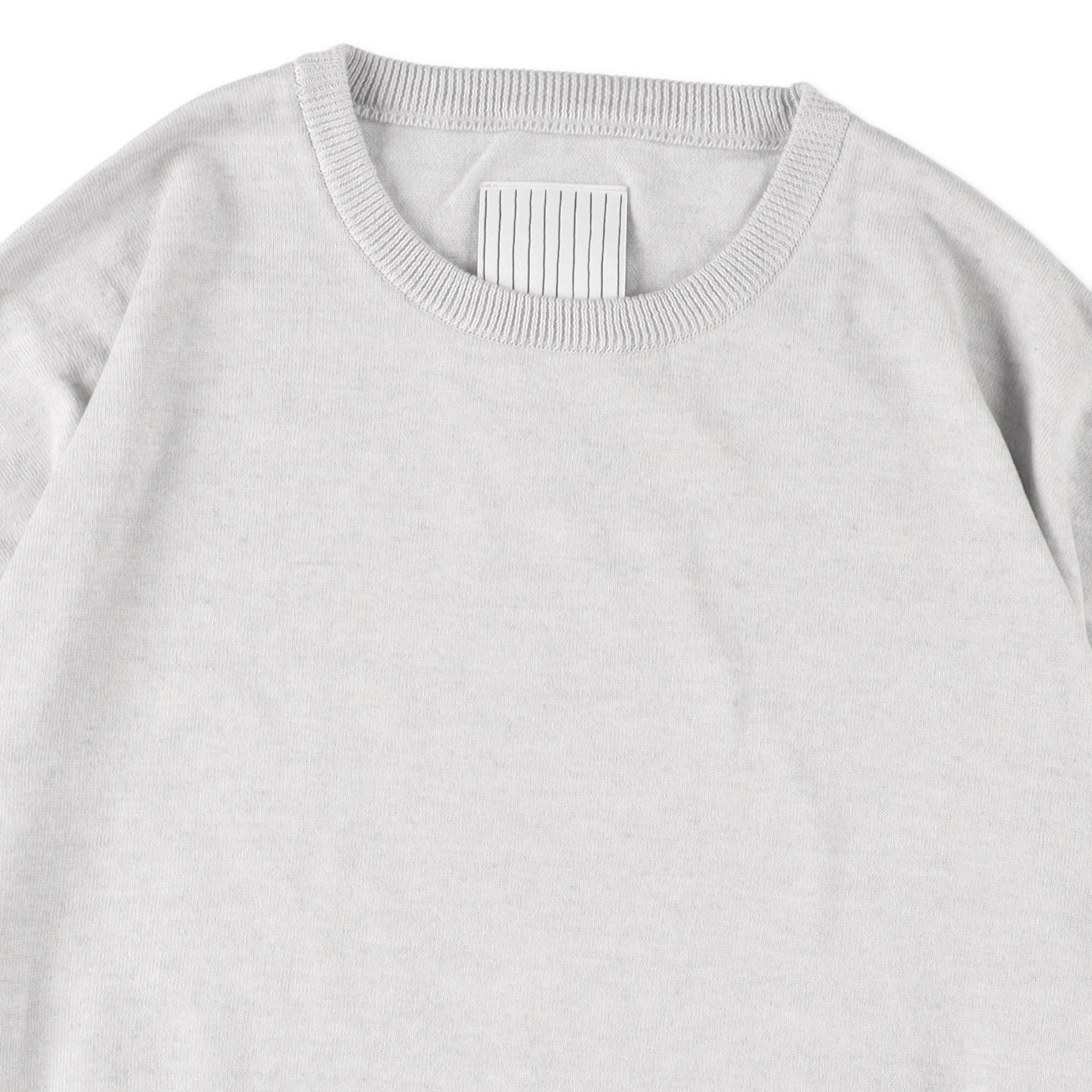 S.F.C BIG LS COTTON KNIT TEE - Grey M – STUDY SHOWROOM STORE