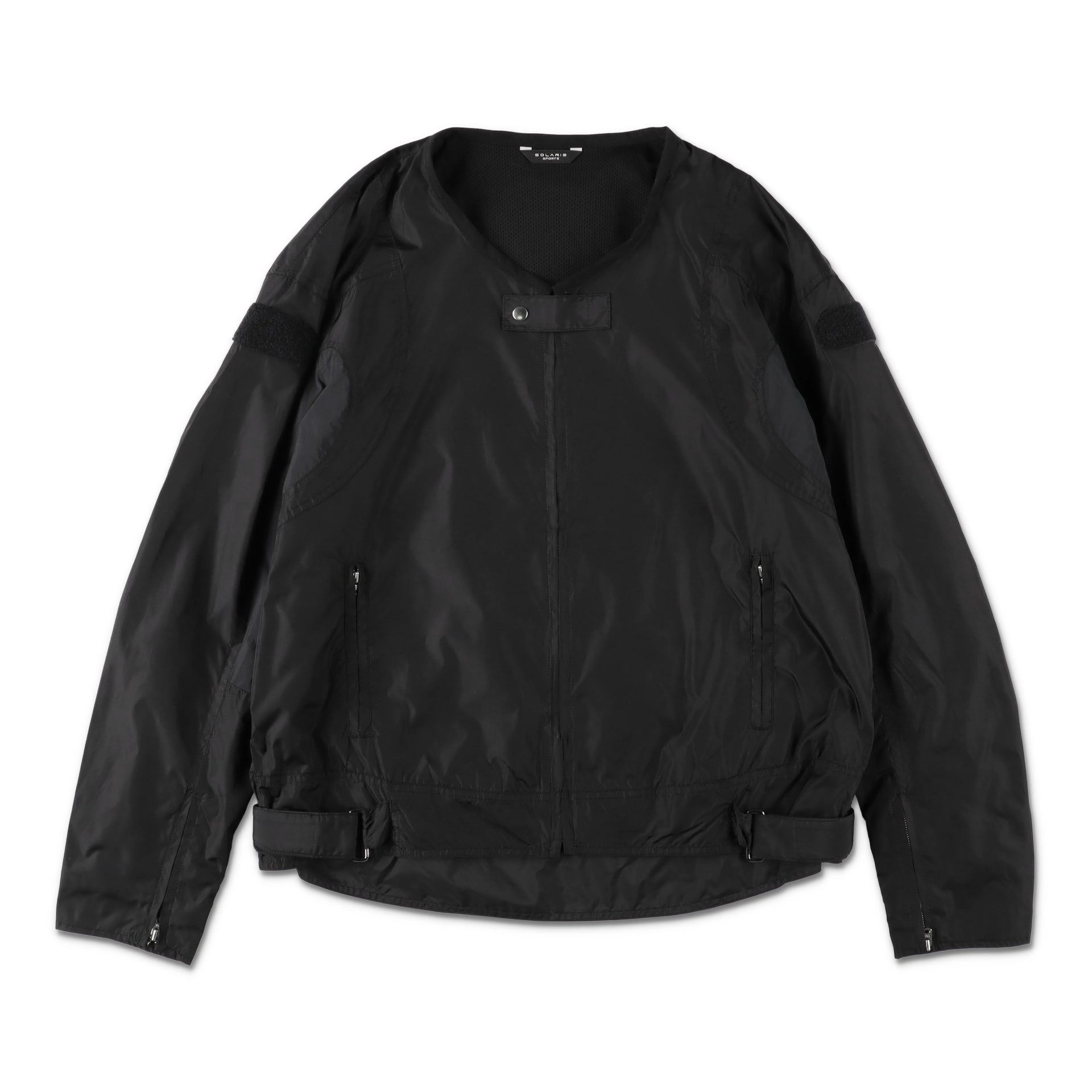 SOLARIS SPORTS - NYLON RIDERS JACKET BLACK – STUDY SHOWROOM STORE