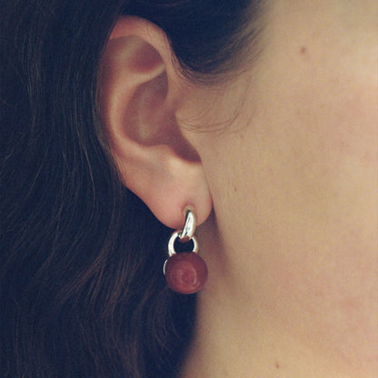 SOPHIE BUHAI Everyday Earrings Carnelian【FW24-E05-SS-CA】