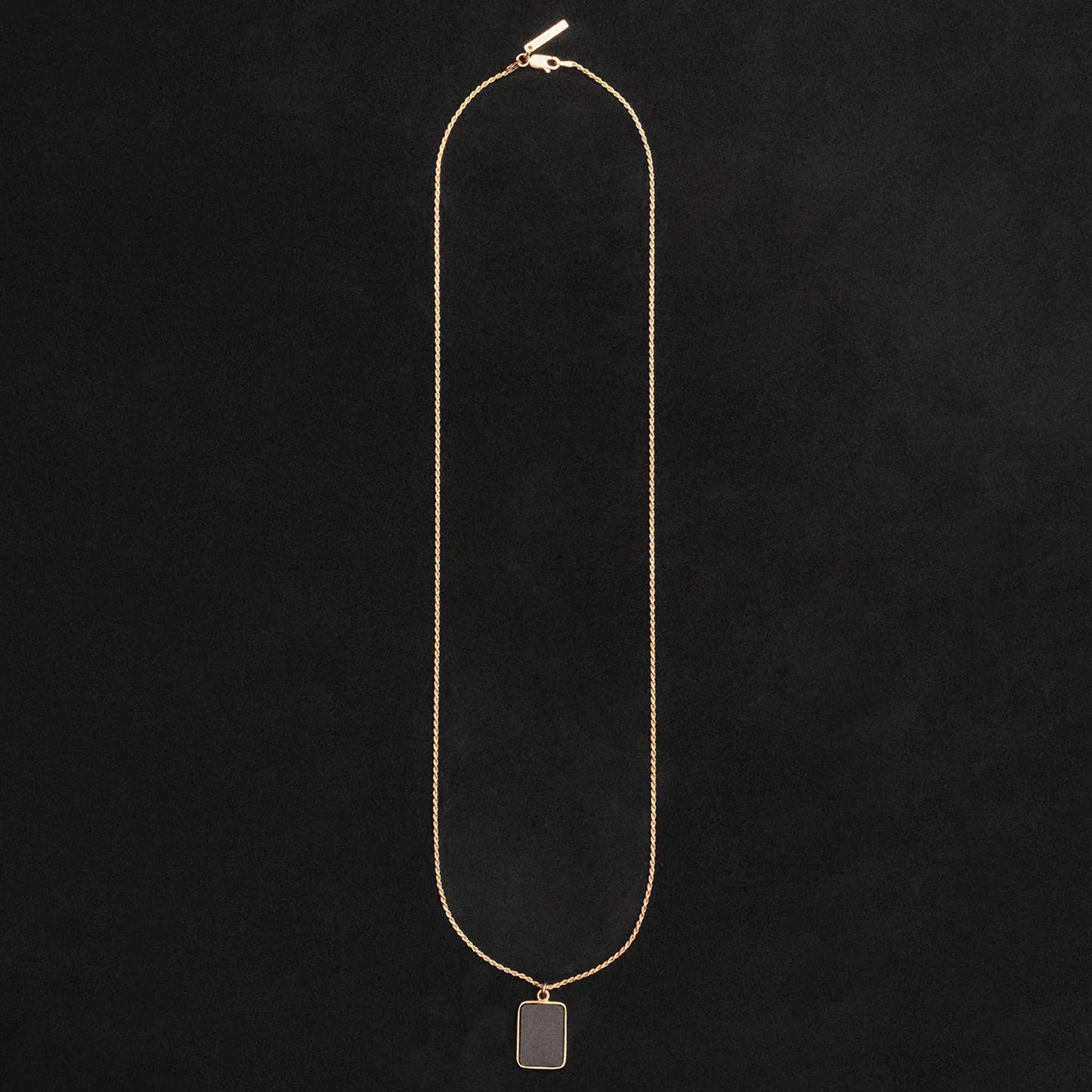 SOPHIE BUHAI Rectangle Pendant 18k Gold Vermeil【FW20-N02-GOLD】