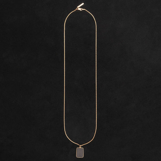 SOPHIE BUHAI Rectangle Pendant 18k Gold Vermeil【FW20-N02-GOLD】