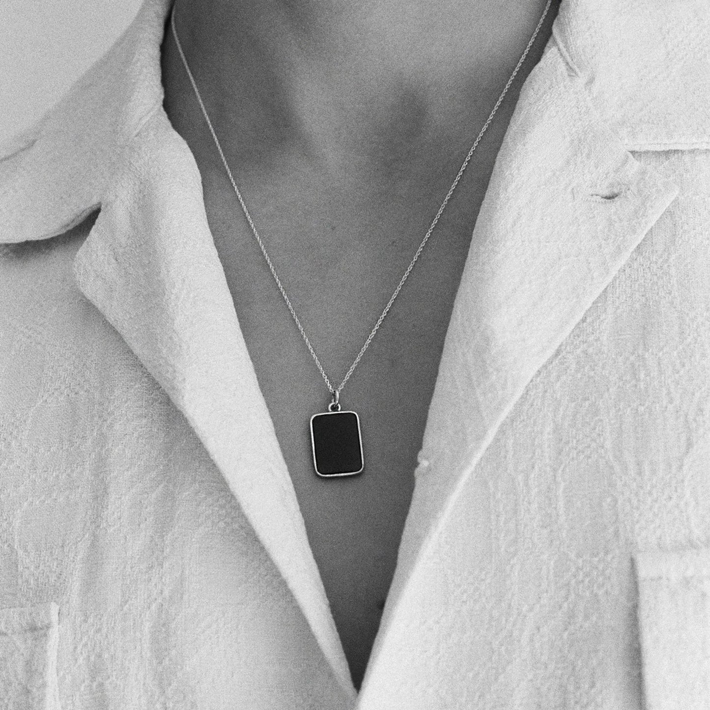 SOPHIE BUHAI Rectangle Pendant 18k Gold Vermeil【FW20-N02-GOLD】