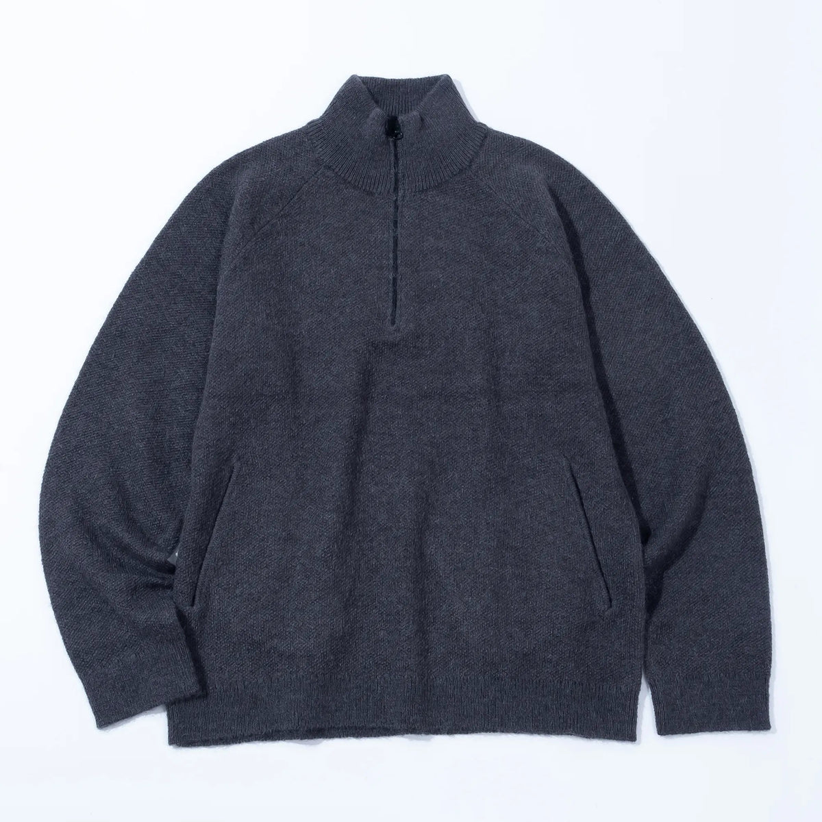 Hiking Patrol Essence Mohair Mixed Knit Top Slate Brown 商品画像 正面