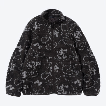Hiking Patrol Print Fleece Jacket Smoky Brown 商品画像 正面