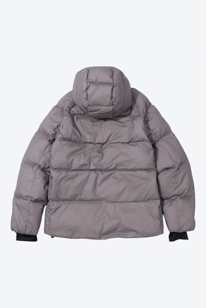 Hiking Patrol Horizon 800FP Hooded Down Jacket Slate Brown 背面 商品画像