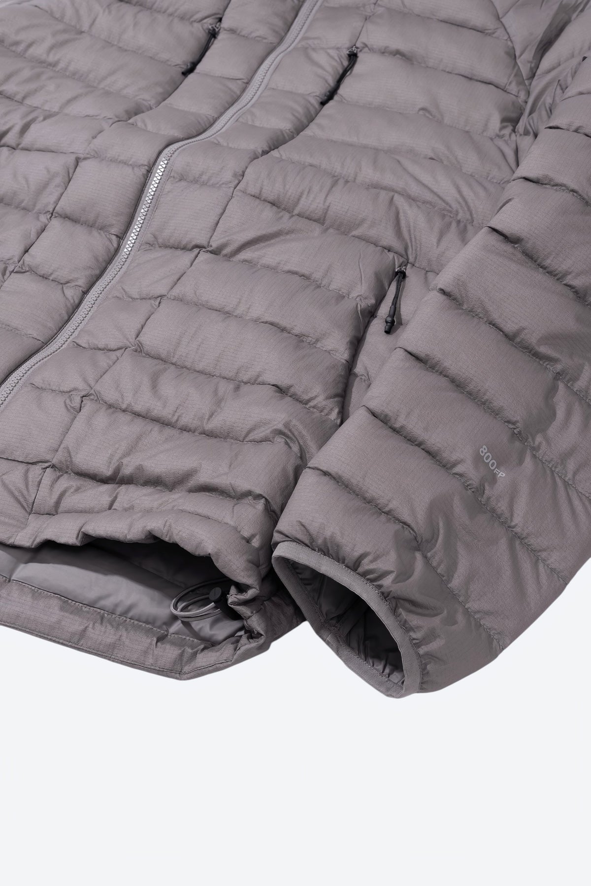 Hiking Patrol Horizon UL 800FP Hooded Down Jacket Slate Brown 袖口
