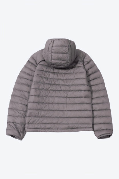 Hiking Patrol Horizon UL 800FP Hooded Down Jacket Slate Brown 背面 商品画像