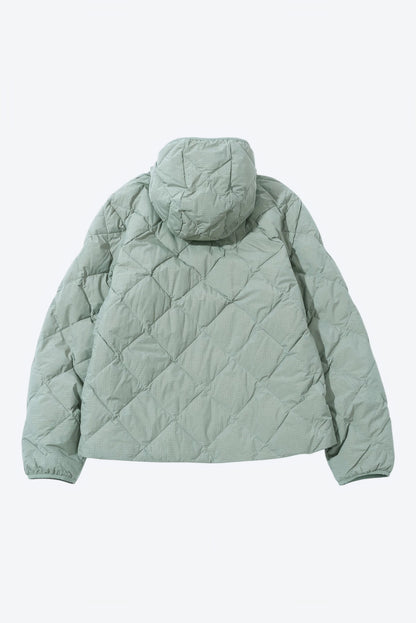 Hiking Patrol Base Grid LT Down Hooded Jacket Thyme 商品画像 背面