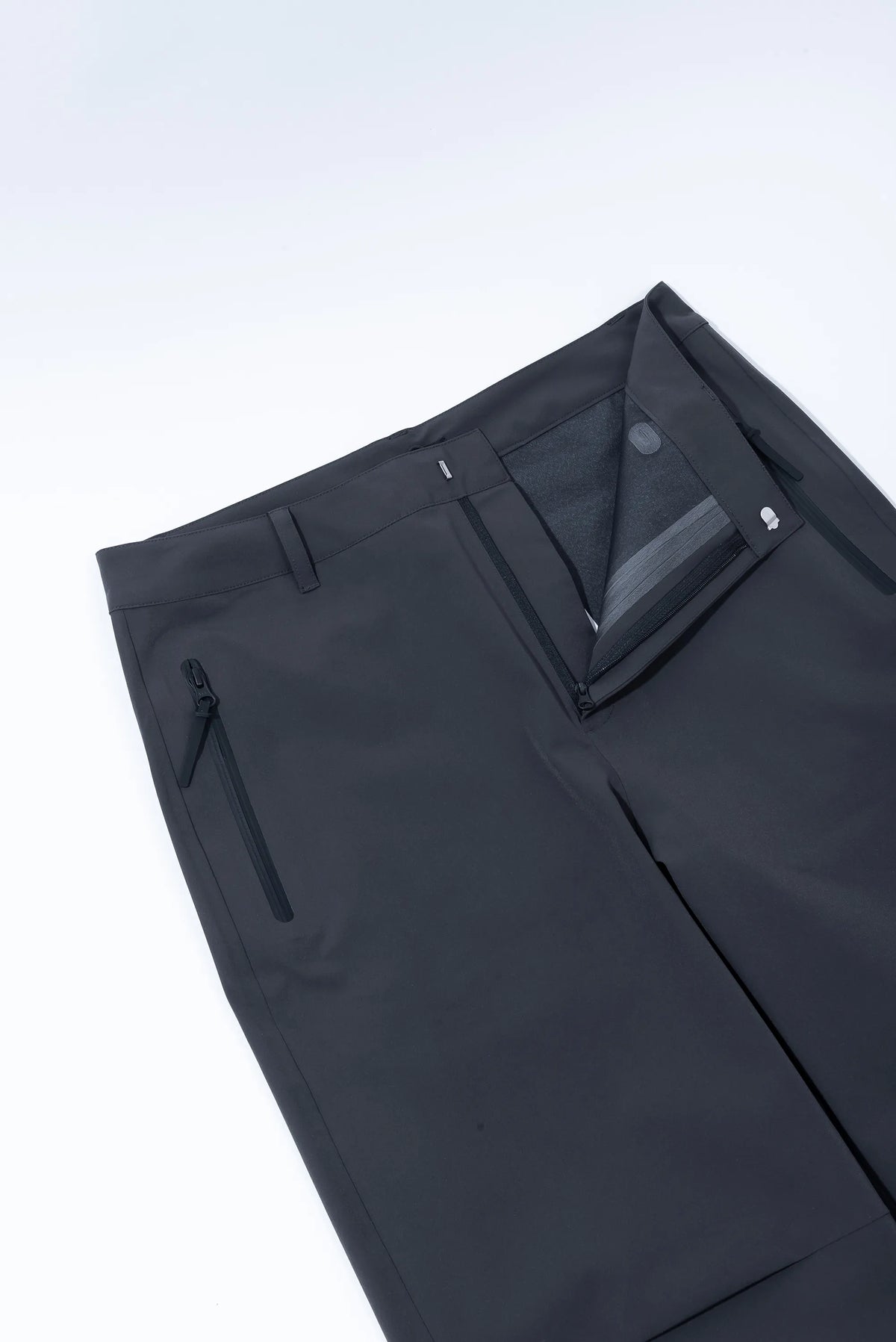 Hiking Patrol Arc 3L Shell Trouser Charcoal Black 正面開口部