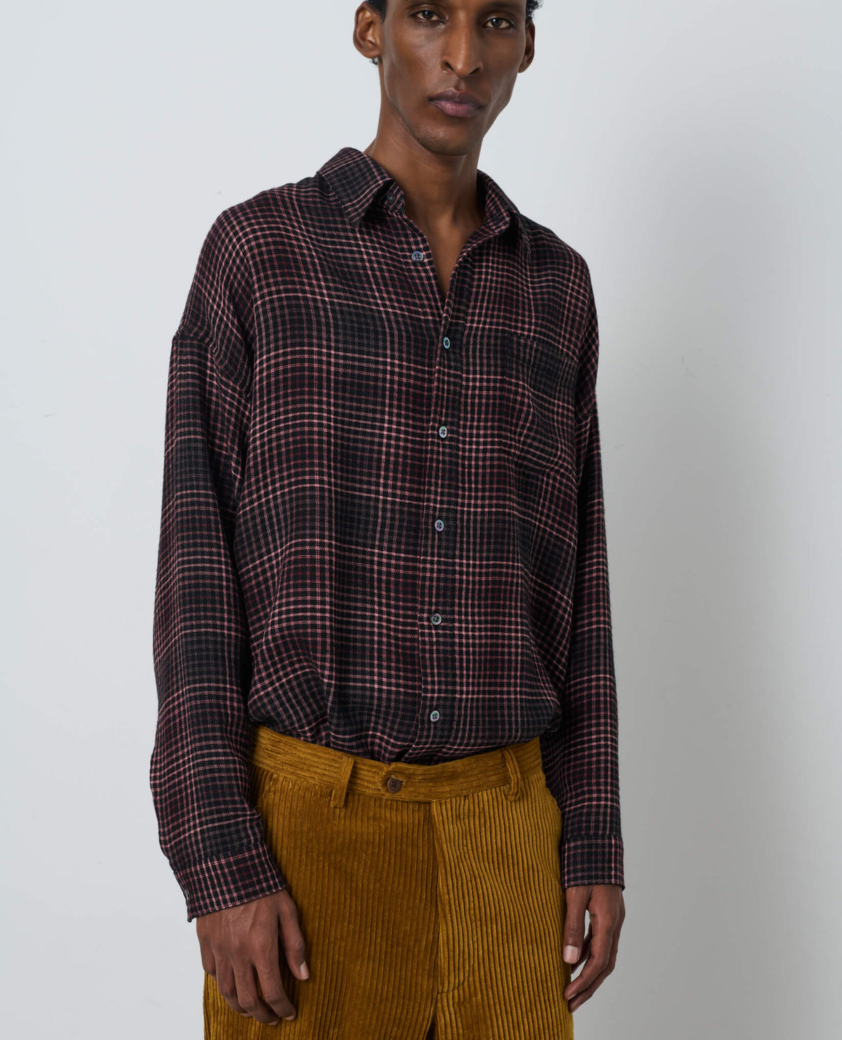 SUNFLOWER Stable Shirt Pink Check【1335】(N)