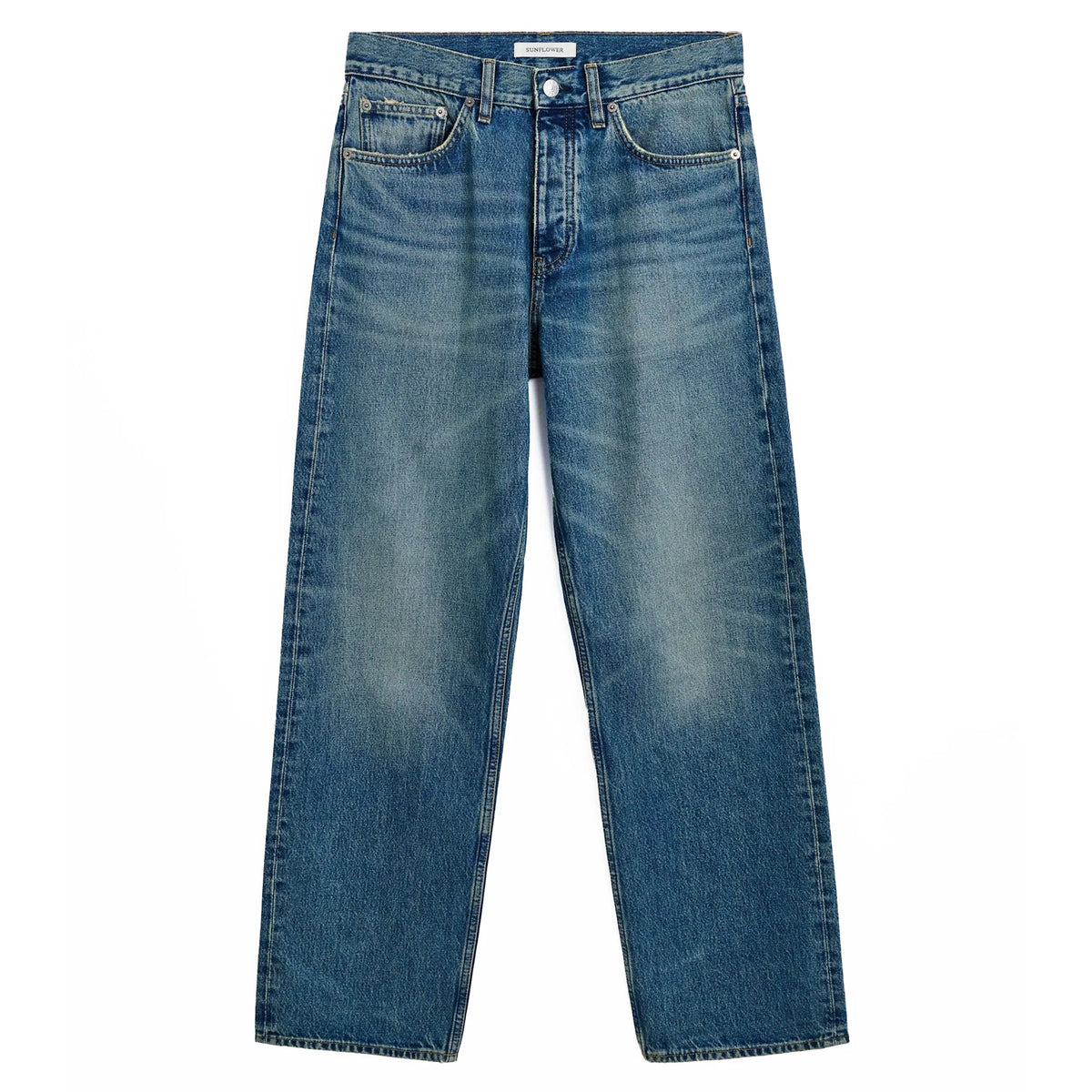 SUNFLOWER Loose Denim Dark Blue Vintage 商品画像 正面