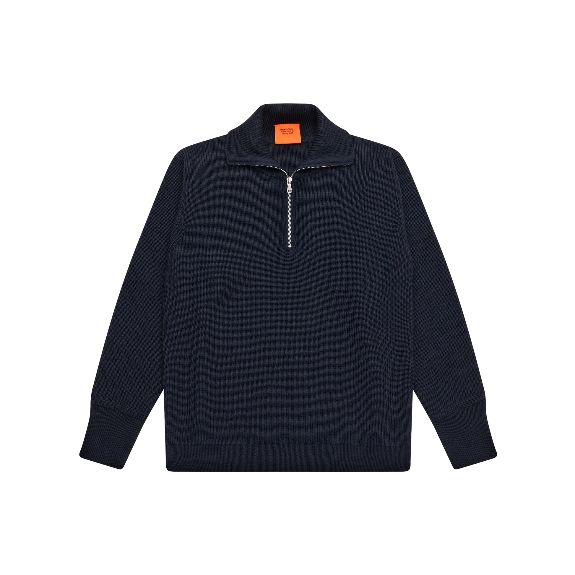 ANDERSEN-ANDERSEN Sailor Half-Zip Navy Blue 正面